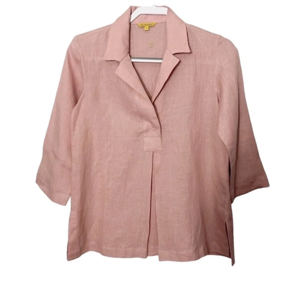 Anita Dongre Grassroots Linen Pullover Shirt